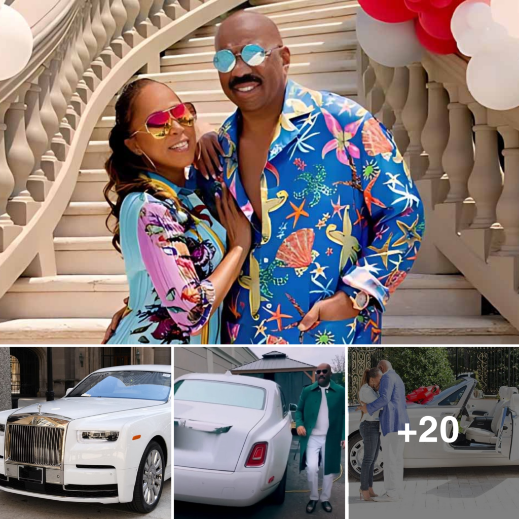 Steve Harvey Gave His Wife A Rolls Royce Phantom Supercar On Her