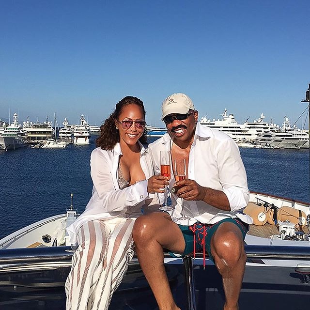 Steve Harvey and his wife enjoy a relaxing and enjoyable retirement ...